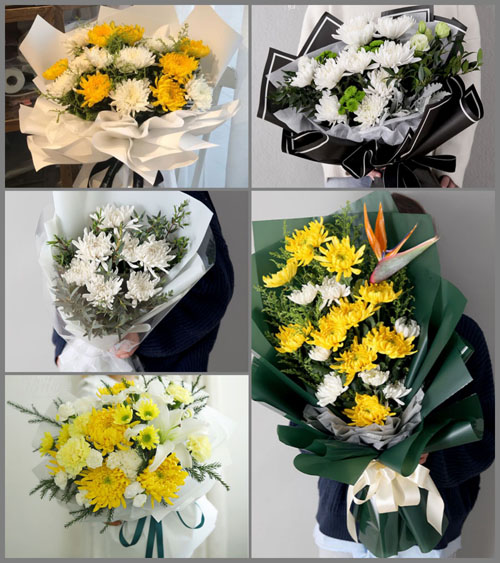 福建三明永安市大湖镇百叶车村白事花束代送